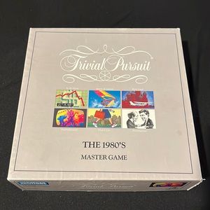 Trivial Pursuit Master Game The 1980s